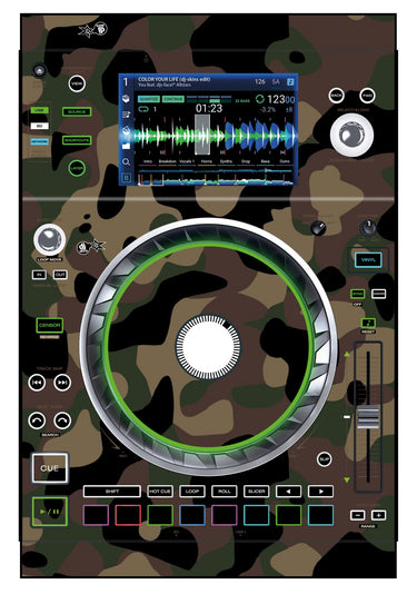 Denon DJ SC 5000 Skin Camo Woodland